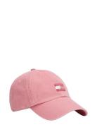 Tjw Heritage Canvas Cap Accessories Headwear Caps Pink Tommy Hilfiger