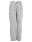 Nmjannel Hw Loose Jeans Fo084Lg Noos Bottoms Jeans Wide Grey NOISY MAY