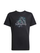J Tech Table T Tops T-shirts Short-sleeved Black Adidas Sportswear