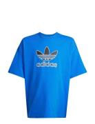 Tee Sport T-shirts Short-sleeved Blue Adidas Originals