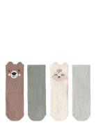 Sock 4 Pack Forest Animal Jarrusukat Multi/patterned Lindex
