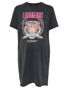 Olmlucy Life S/S Animal Dress Jrs Noos Lyhyt Mekko Black Only Maternit...