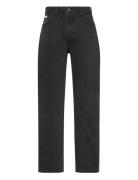 High Rise Straight Ck Essential Bottoms Jeans Straight-regular Black C...