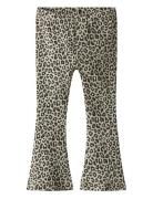 Nmfleoana Flared Legging Bottoms Leggings Beige Name It