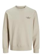 Jprblachad Branding Sweat Crew Nec Jnr Tops Sweat-shirts & Hoodies Swe...