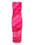 Sutton Dress Polvipituinen Mekko Pink Noella
