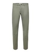 Slh175-Slim New Miles Flex Pant Noos Bottoms Trousers Chinos Khaki Gre...