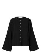 Slfcoria Ls Shirt B Tops Shirts Long-sleeved Black Selected