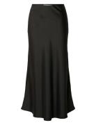 Slflena Hw Midi Skirt Noos Polvipituinen Hame Black Selected