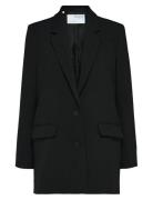 Slfrita Ls Relaxed Blazer Fd Noos Blazers Single Breasted Blazers Blac...