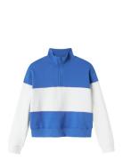 Nkfleika Sh Sweat Bru Tops Sweat-shirts & Hoodies Sweat-shirts Blue Na...