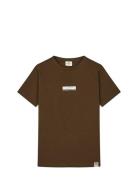 Printed Logo Thorlino Tee Tops T-shirts Short-sleeved Brown Mads Nørga...