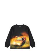 Rube Tops T-shirts Long-sleeved T-shirts Black Molo