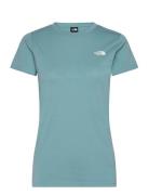 W Ss Sd Slim Tee Sport T-shirts & Tops Short-sleeved Blue The North Fa...