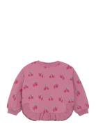 Sweatshirt Ls Aop Tops Sweat-shirts & Hoodies Sweat-shirts Pink Minymo