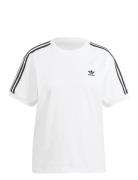 3 Stripe Tee Sport T-shirts & Tops Short-sleeved White Adidas Original...
