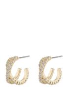 Fanny Double Oval Ear Accessories Jewellery Earrings Hoops Gold SNÖ Of...