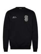 Sdridley Tops Sweat-shirts & Hoodies Sweat-shirts Black Solid