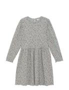 Dress Ls Aop Rib Dresses & Skirts Dresses Casual Dresses Long-sleeved ...