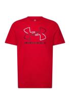 Ua Gl Foundation Update Ss Sport T-shirts Short-sleeved Red Under Armo...