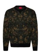 Sorris Tops Knitwear Round Necks Black HUGO
