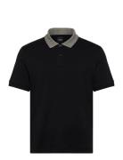 H-Parlay 302 Tops Polos Short-sleeved Black BOSS