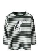 Nmmkian Ls Nreg Top Box Tops T-shirts Long-sleeved T-shirts Black Name...