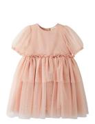 Nmfliberty Ss Tulle Dress Lil Dresses & Skirts Dresses Casual Dresses ...