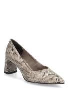 Women Court Sho Shoes Heels Pumps Classic Silver Tamaris