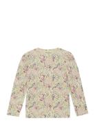 T-Shirt Ls Aop Tops T-shirts Long-sleeved T-shirts Multi/patterned Min...