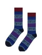 Bike Jaquard Sock Lingerie Socks Regular Socks Navy Happy Socks