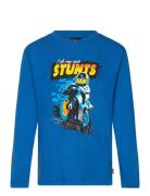 Lwtaffy 615 - T-Shirt L/S Tops T-shirts Long-sleeved T-shirts Blue LEG...