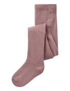 Nmfwak Wo/Bl Pantyhose Solid Sukkahousut Purple Name It