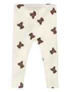 Tnsbpaulo Rib Leggings Bottoms Leggings Beige The New