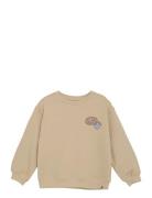 Over D Sweater Music Tops Sweat-shirts & Hoodies Sweat-shirts Beige Da...