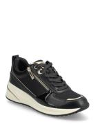 Women Lace-Up Matalavartiset Sneakerit Tennarit Black Tamaris