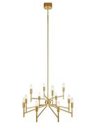 Regent Pendant 12L Painted Gold Home Lighting Lamps Ceiling Lamps Pend...