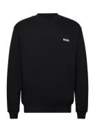 Wbcane Base Crew Tops Sweat-shirts & Hoodies Sweat-shirts Black Woodbi...