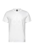 Chamblee Leaf Tee Tops T-shirts Short-sleeved White Moose Knuckles