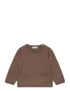 Knit Pocket Sweater Tops Knitwear Pullovers Beige Mango