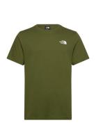 M Ss Box Nse Tee Sport T-shirts Short-sleeved Khaki Green The North Fa...