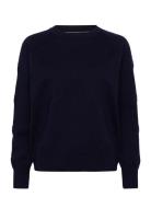 Furbani Tops Knitwear Jumpers Navy BOSS