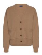 Wool-Blend V-Neck Cardigan Tops Knitwear Cardigans Brown Polo Ralph La...