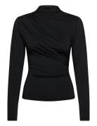Rwbillie Ls Turtle Neck T-Shirt Tops T-shirts & Tops Long-sleeved Blac...