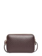Emblem Aop Elongated Camera Bag Bags Crossbody Bags Brown Calvin Klein