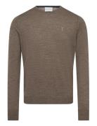 Bs Uranus Regular Fit Knitwear Tops Knitwear Round Necks Brown Bruun &...