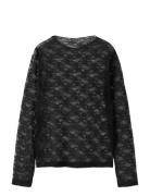 Nkfnace Ls Top Tops T-shirts Long-sleeved T-shirts Black Name It