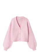 Nkfnina Knit Card Tops Knitwear Cardigans Pink Name It