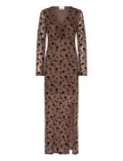 Kameyella Dress Maksimekko Juhlamekko Brown Noella
