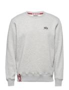 Basic Sweater Small Logo Tops Sweat-shirts & Hoodies Sweat-shirts Grey...